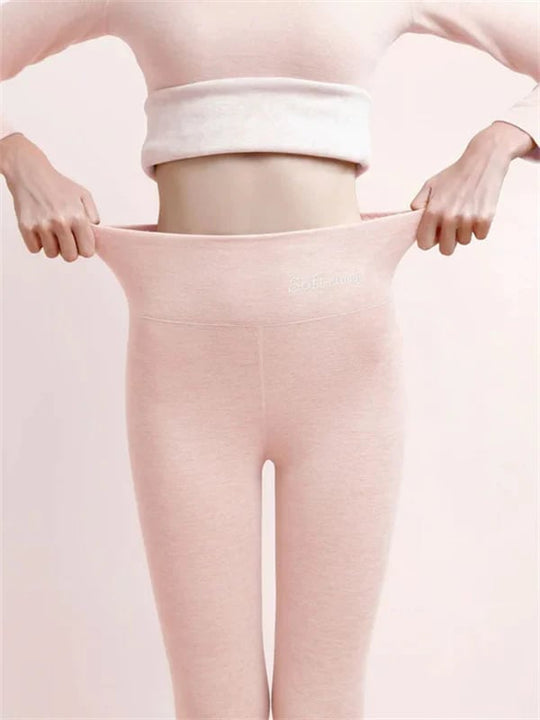 EB | Damen Winterhose Fleece - Warme Leggings mit Formungseffekt