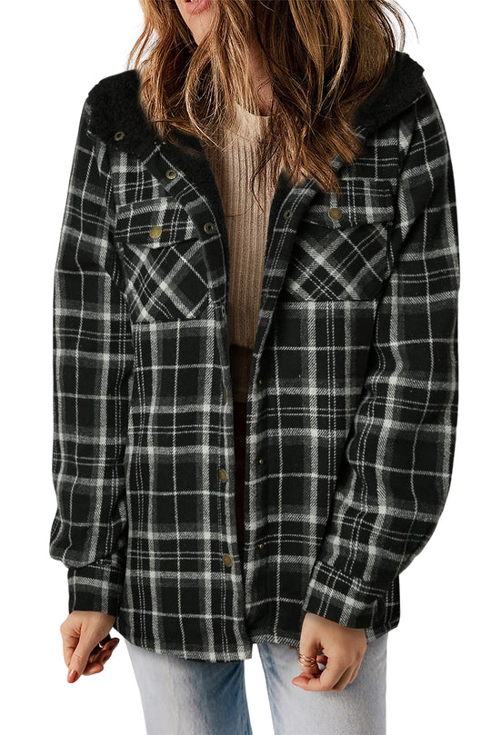 EB | Gitterjacke mit Plüschfutter Warm und Stilvoll Ideal für Den Alltag