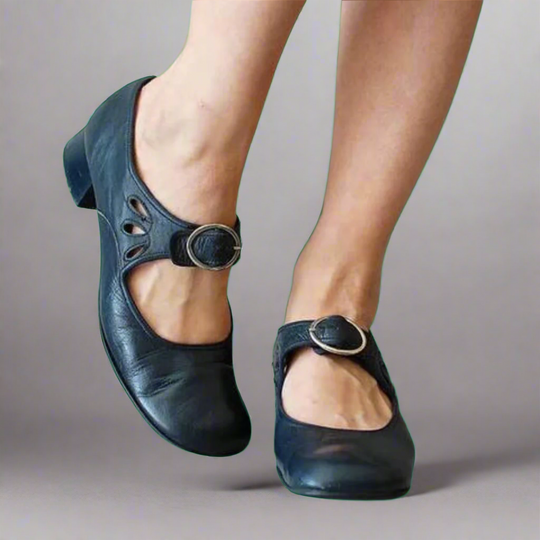 Bequeme Keilsohlen-Orthopädische Ledersandalen EB