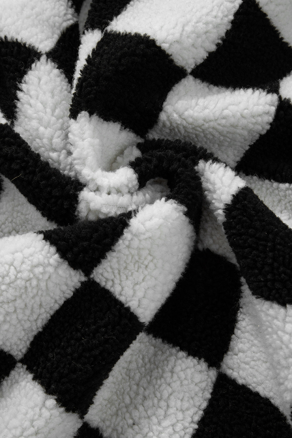EB | Gitter Sherpa Jacke Polyester Warm und Trendy Produktbeschreibung: