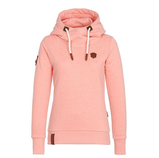Damen lässiger Kapuzensweater mit bequemer Passform und stylischen Details EB