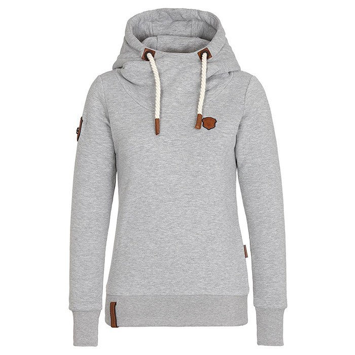 Damen lässiger Kapuzensweater mit bequemer Passform und stylischen Details EB