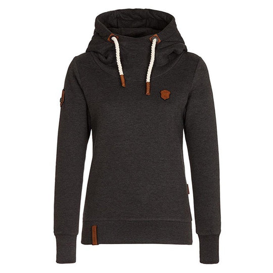Damen lässiger Kapuzensweater mit bequemer Passform und stylischen Details EB