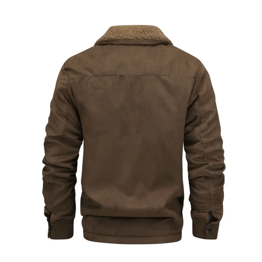 EB | Herren Outdoor-Jacke gefüttert mit Teddy & Schalkragen