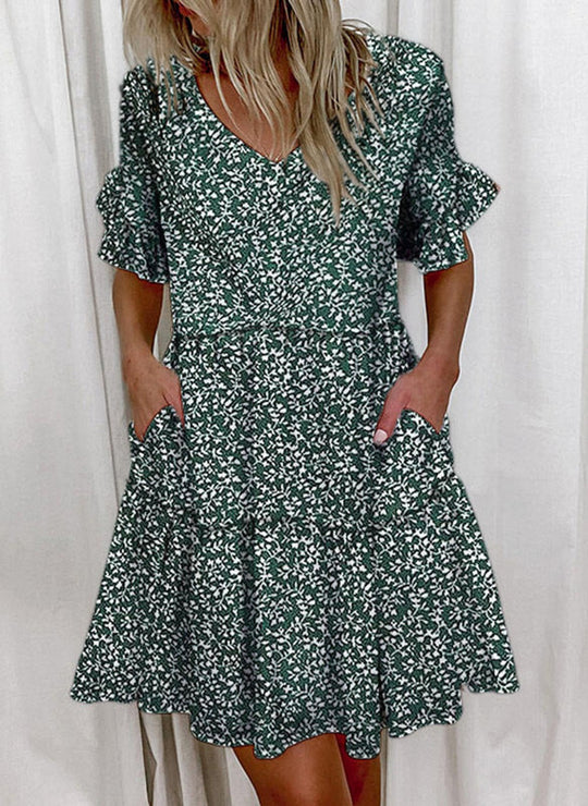 EB | Pendelkleid mit V-Ausschnitt