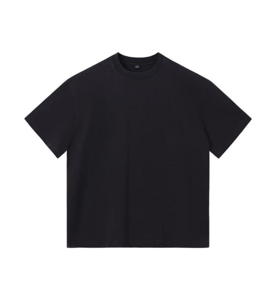 EB | Schillerndes altes kurzes T-Shirt mit Färbung