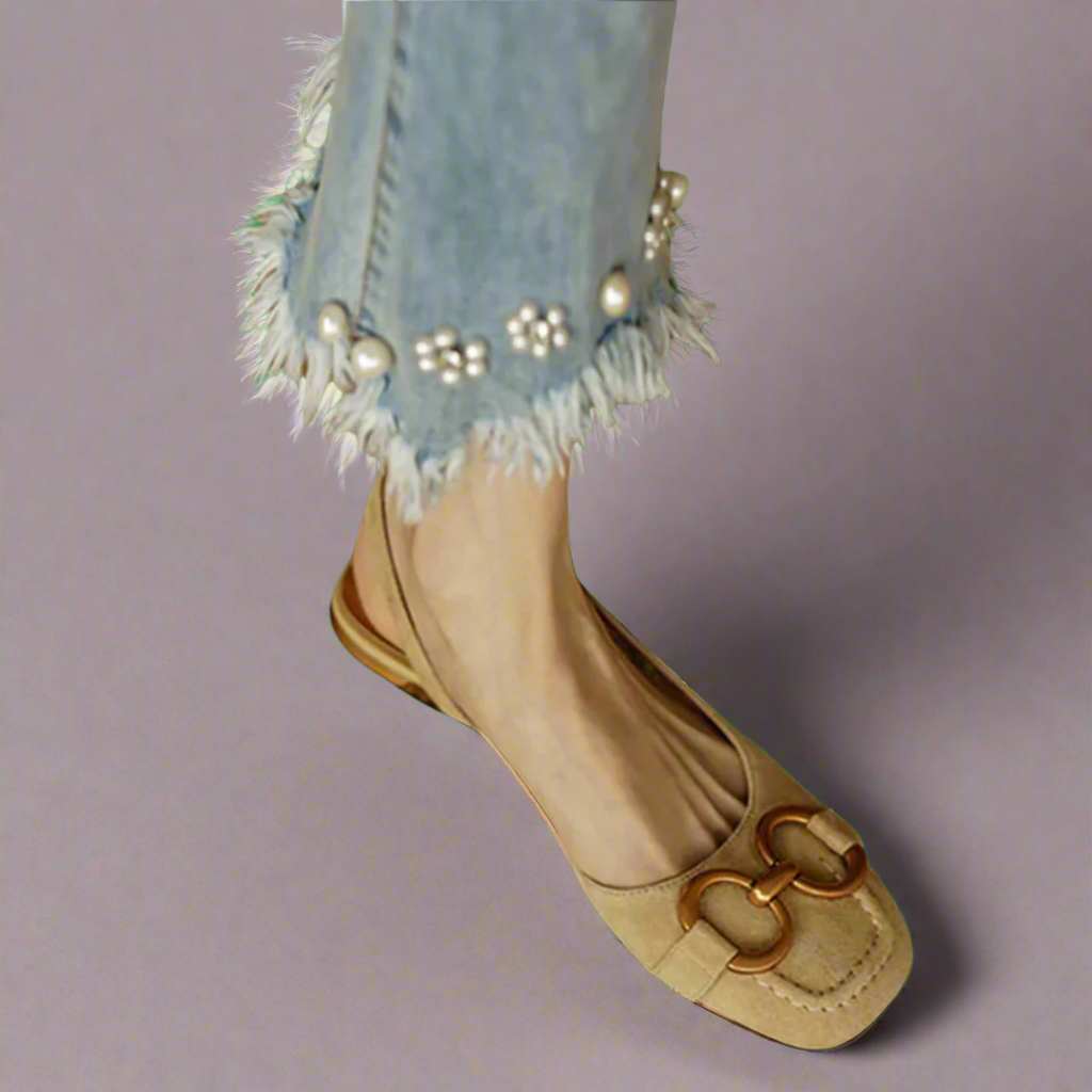 Elegante Orthopädische Sandalen mit Blockabsatz EB