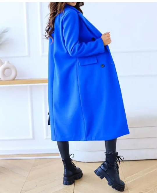 EB | Lange Elegante Taillierte Trenchcoat Für Damen | Perfekt Für Herbst Und Winter
