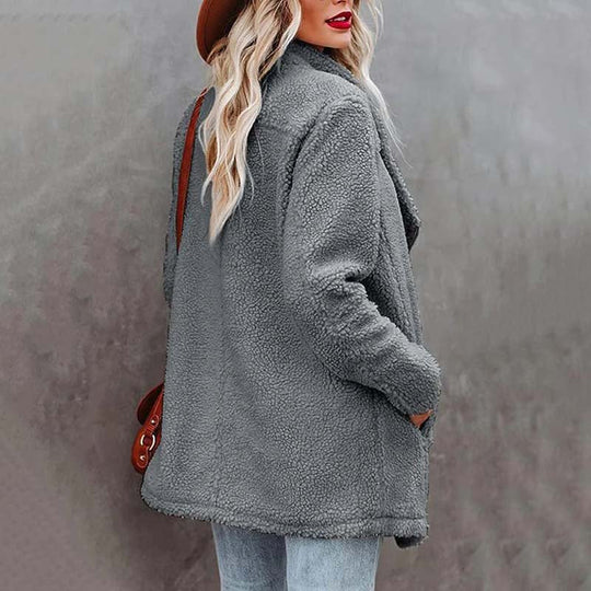 EB | Sherpa Jacke Polyester Weich, Warm