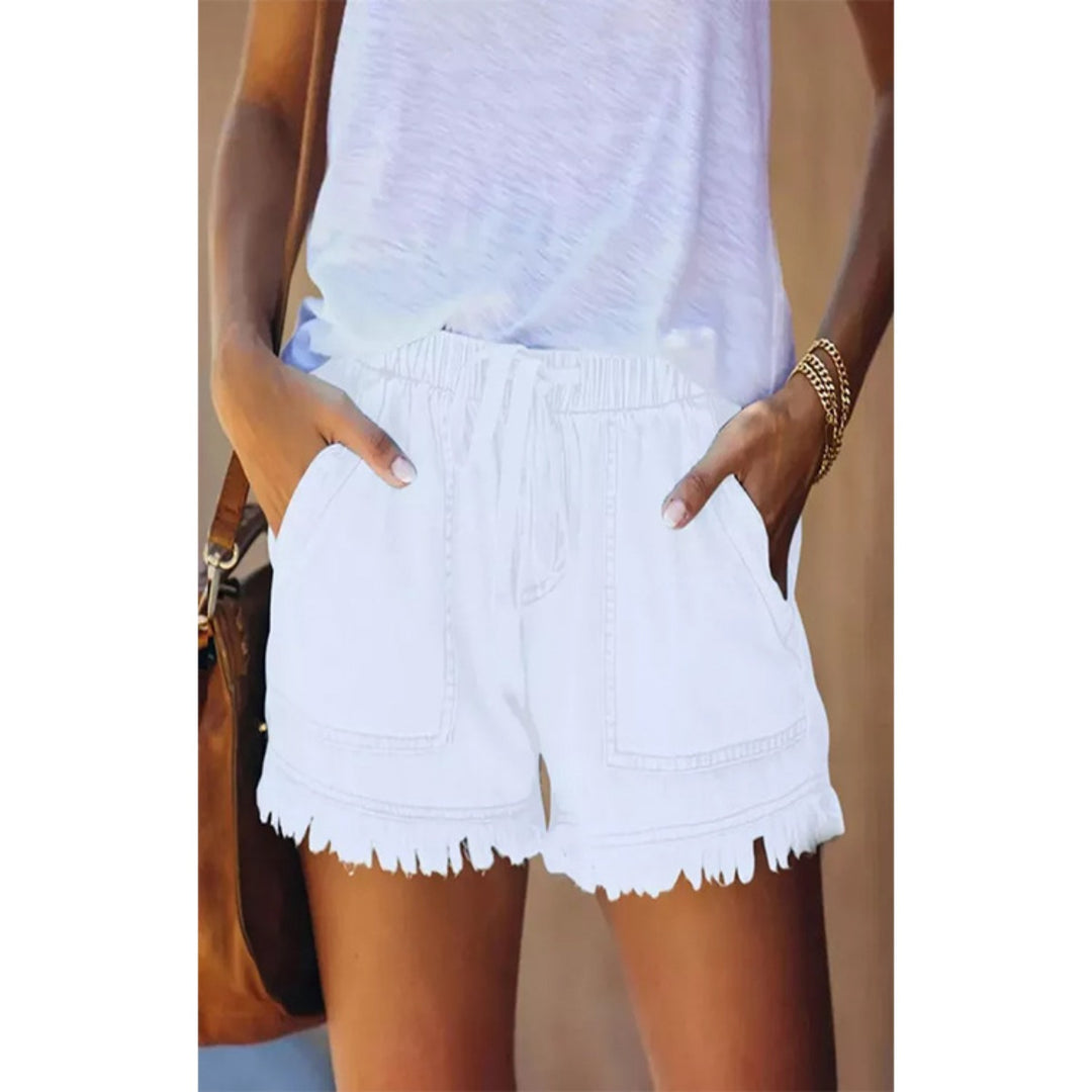 EB | Denim-Shorts mit hoher Taille