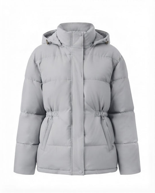Damen nan oversized gesteppte Kapuzenjacke mit wärmender Thermowattierung EB