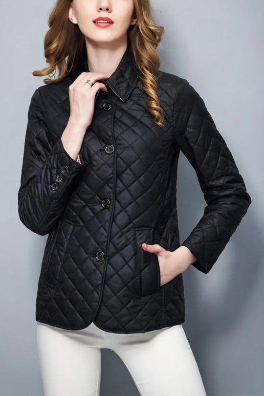 EB | Baumwollmix Slim Fit Jacke für Herbst und Winter