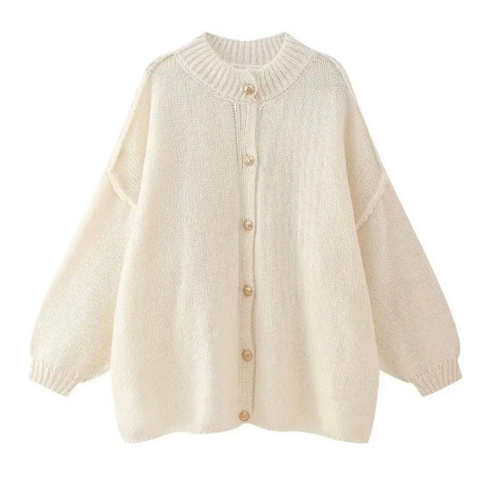 EB | Gemütlicher Oversized Strickcardigan-Pullover