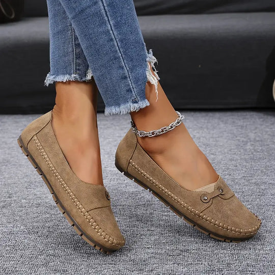 Damen-Lederschuhe, rutschfest & weich EB EB