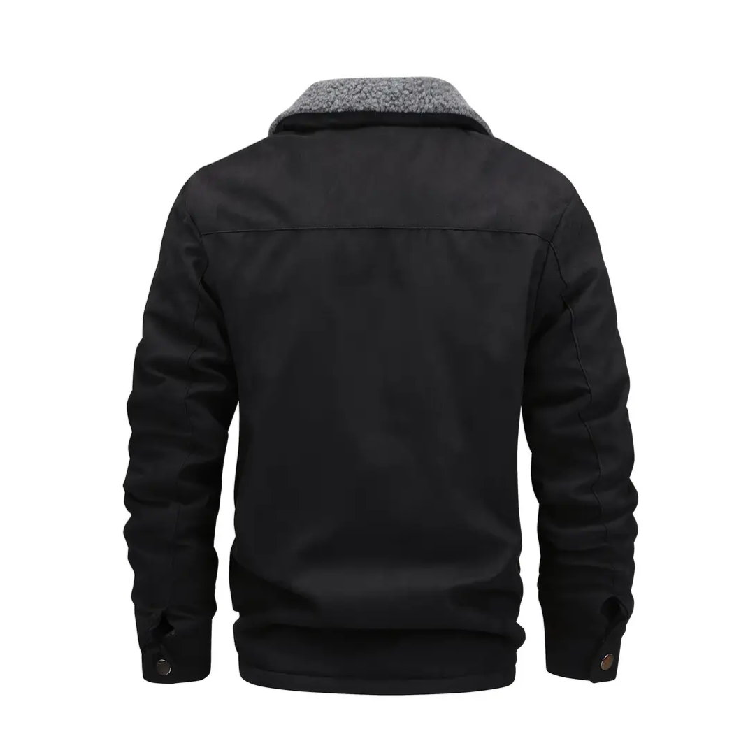 EB | Herren Outdoor-Jacke gefüttert mit Teddy & Schalkragen