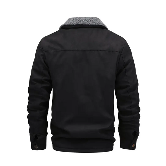 EB | Herren Outdoor-Jacke gefüttert mit Teddy & Schalkragen