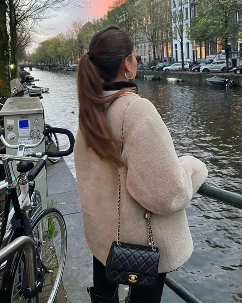 EB | Klassischer Woll Mantel Damen