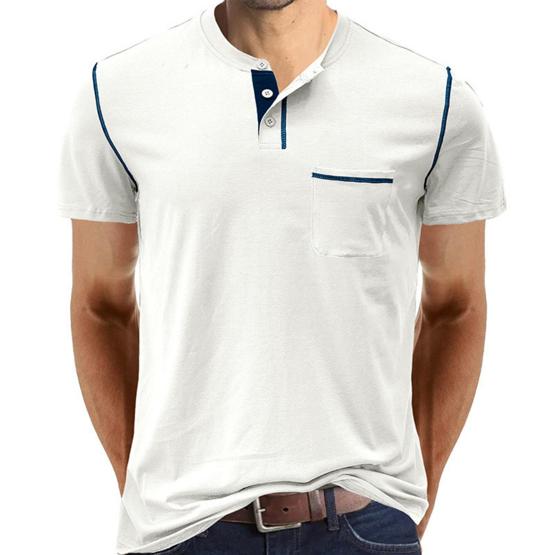 EB | Kurzärmeliges Henley-Hemd