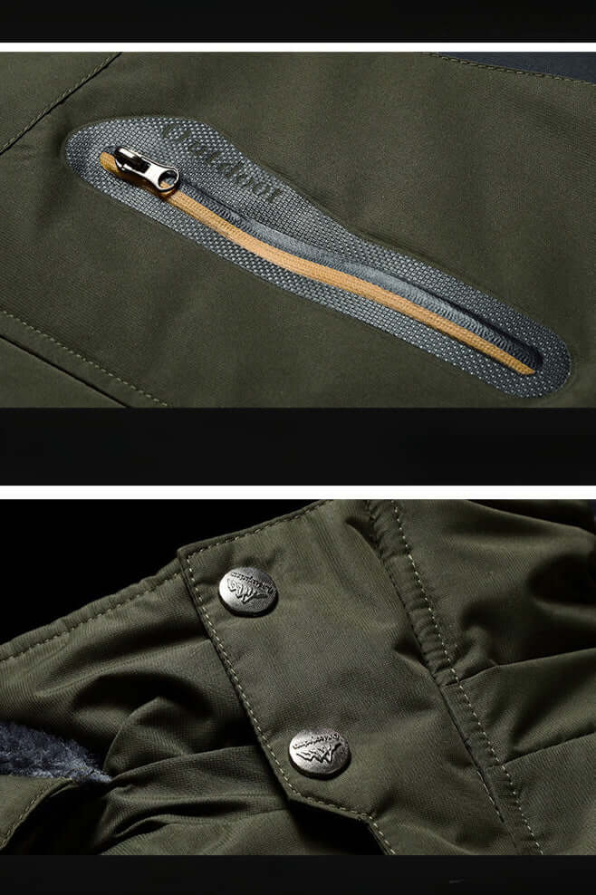 EB | Herren wasserdichte fleecegefütterte Winterjacke