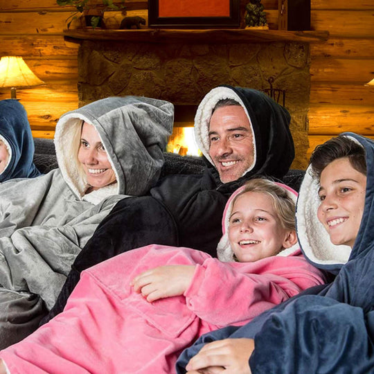EB | Weiches Kapuzenpullover-decke Polyester Bequem und Warm