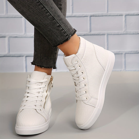 EB | Einfache Lässige Sneakers mit Reißverschluss