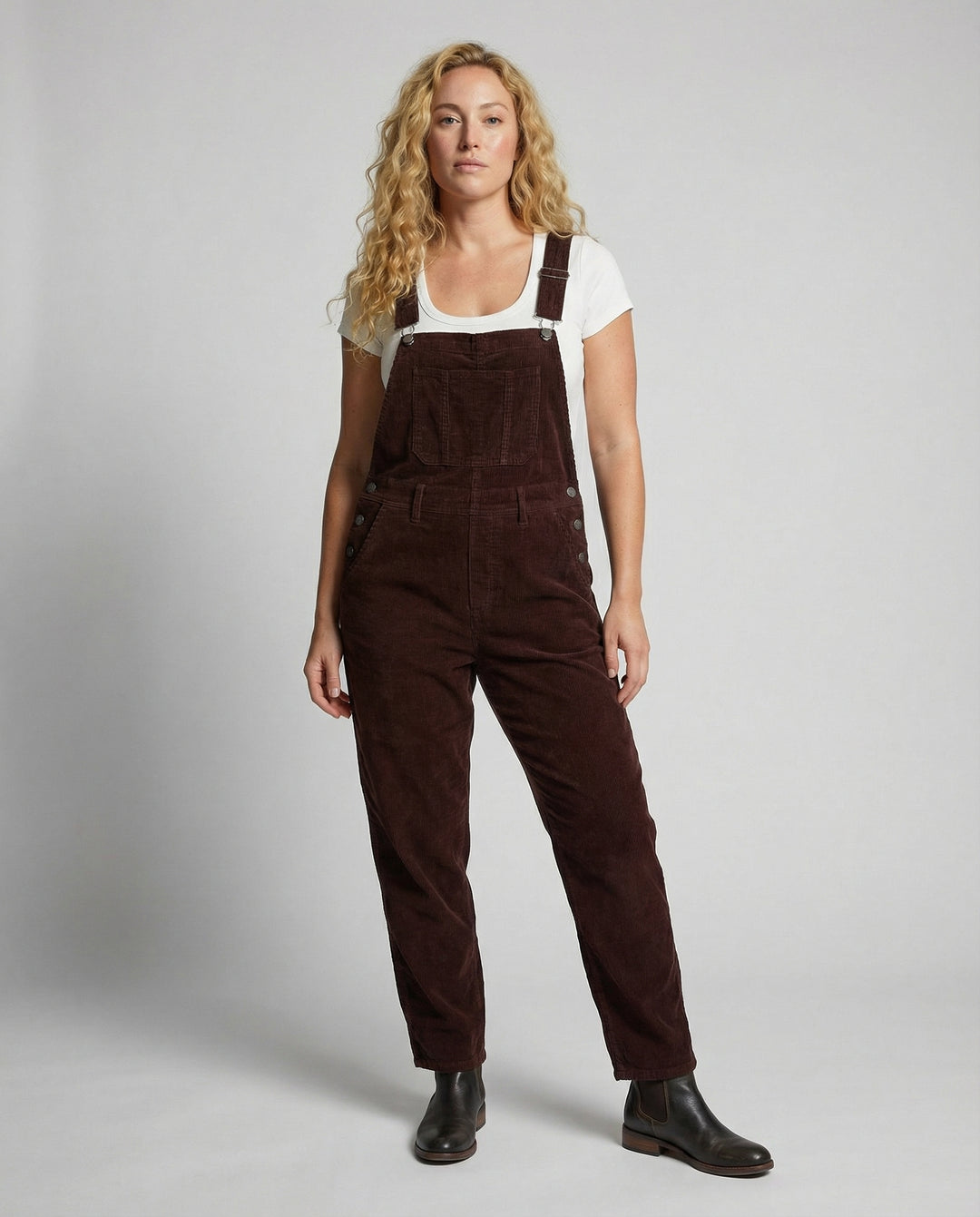 EB | Schwarz Latzhose Damen Lässig