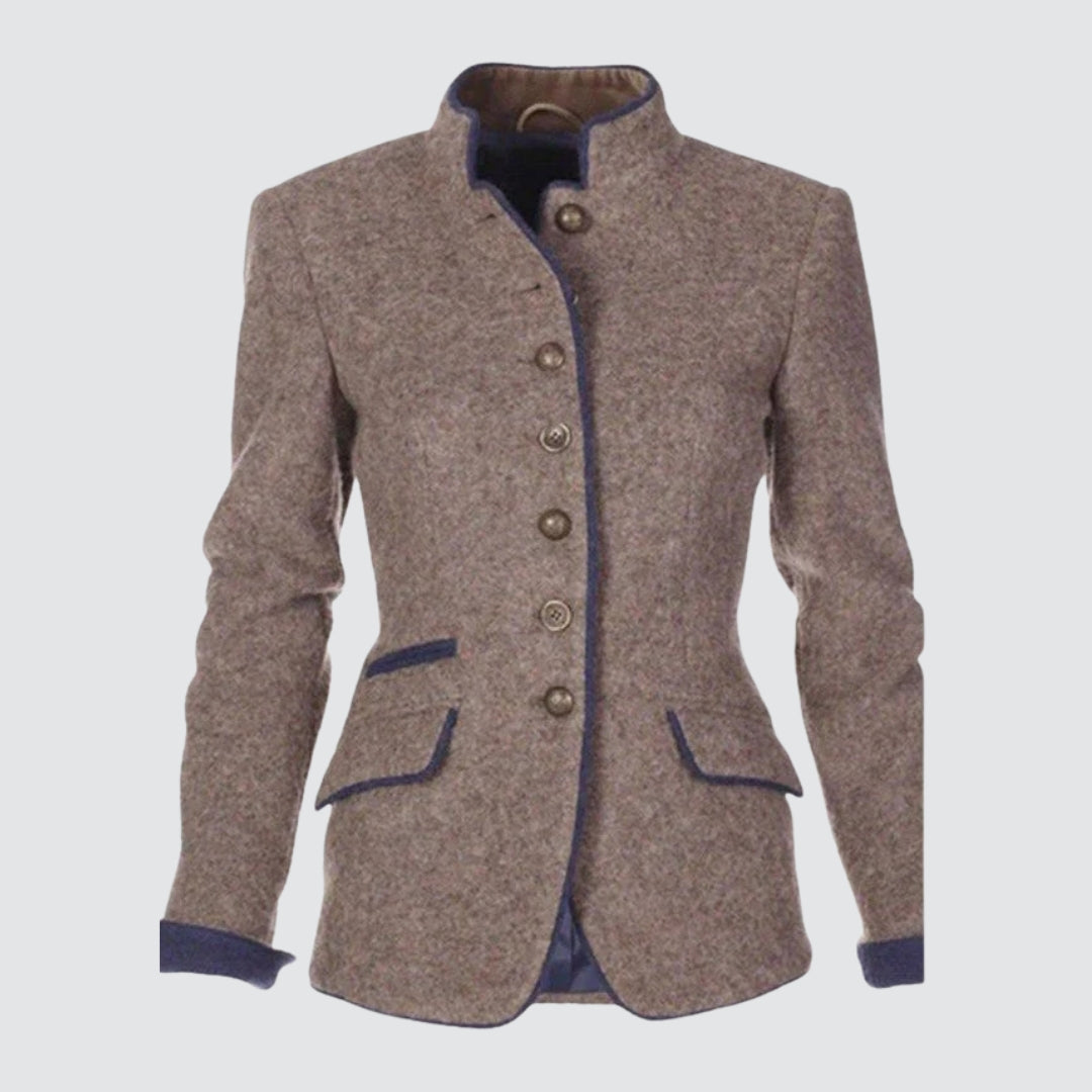 EB | Elegante einfarbige Damenjacke