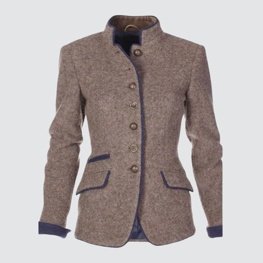 EB | Elegante einfarbige Damenjacke