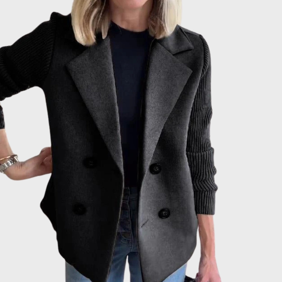 EB | Eleganter Herbststrickärmel-Blazer