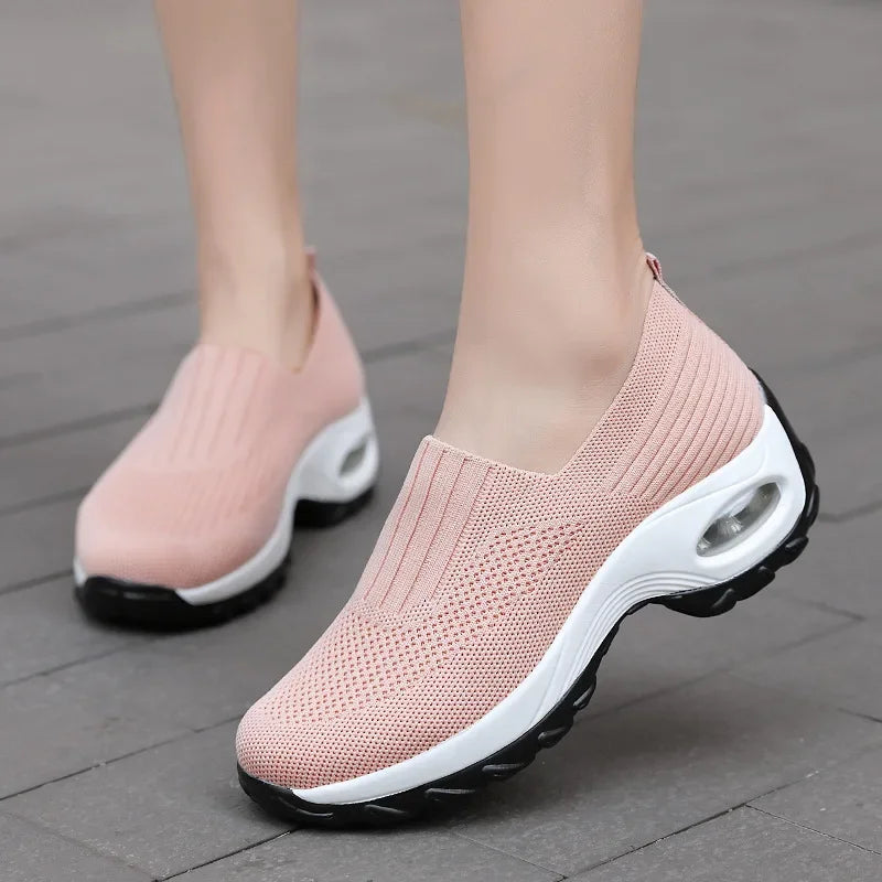 Modische Pfirsichfarbene Sneakers EB