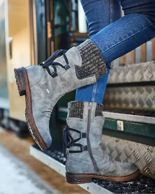 EB | Echtes Leder Winterstiefel