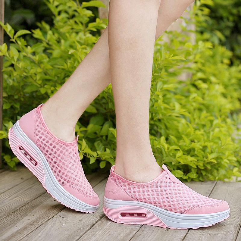 Damen Atmungsaktive Slip-On Sneakers mit Luftpolster-Technologie EB