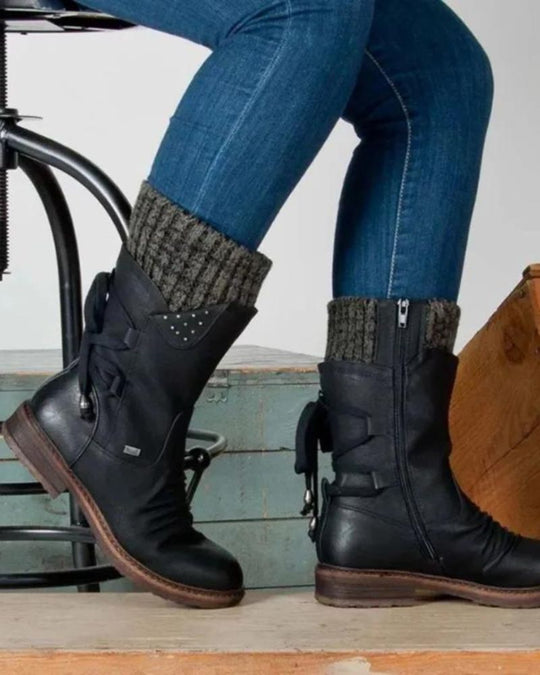 EB | Echtes Leder Winterstiefel
