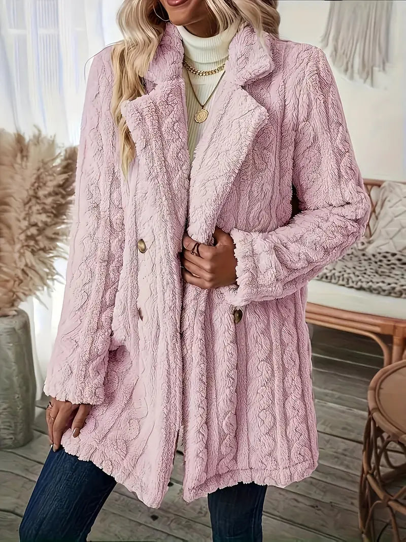 EB | Weicher Thermal-Mantel für Damen mit Langen Ärmeln Chic