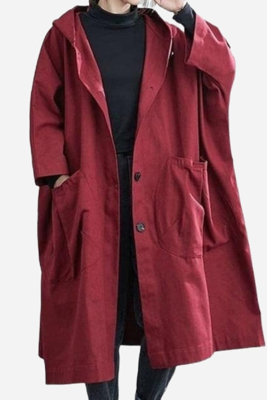 EB | Windjacke Weinrot