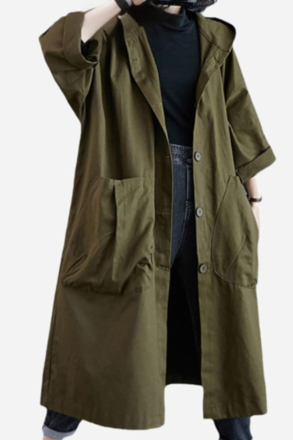 EB | Wasserdichte Oversized Windjacke