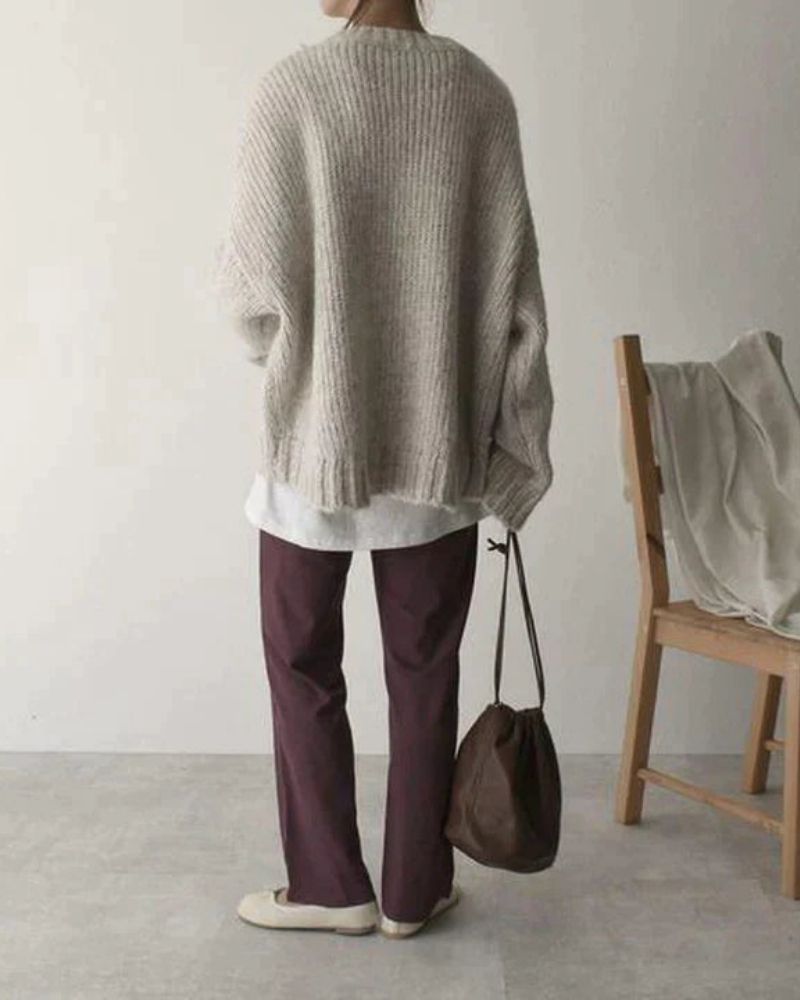 EB | Übergroßer Hoodie mit Taschenfront