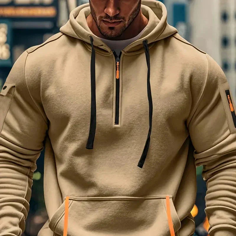 EB | Herren Sweatshirt mit Kapuze und Taschen