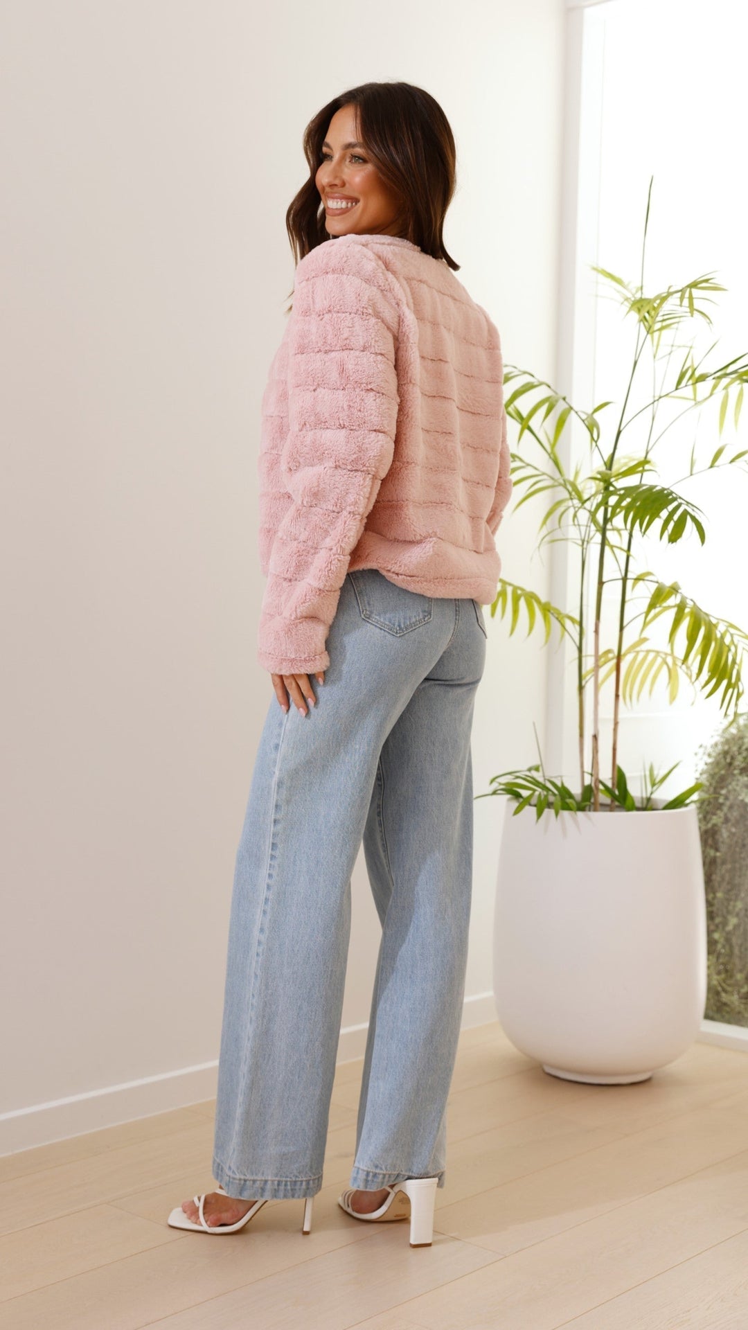 EB | Luxus Damen Crop Jacke