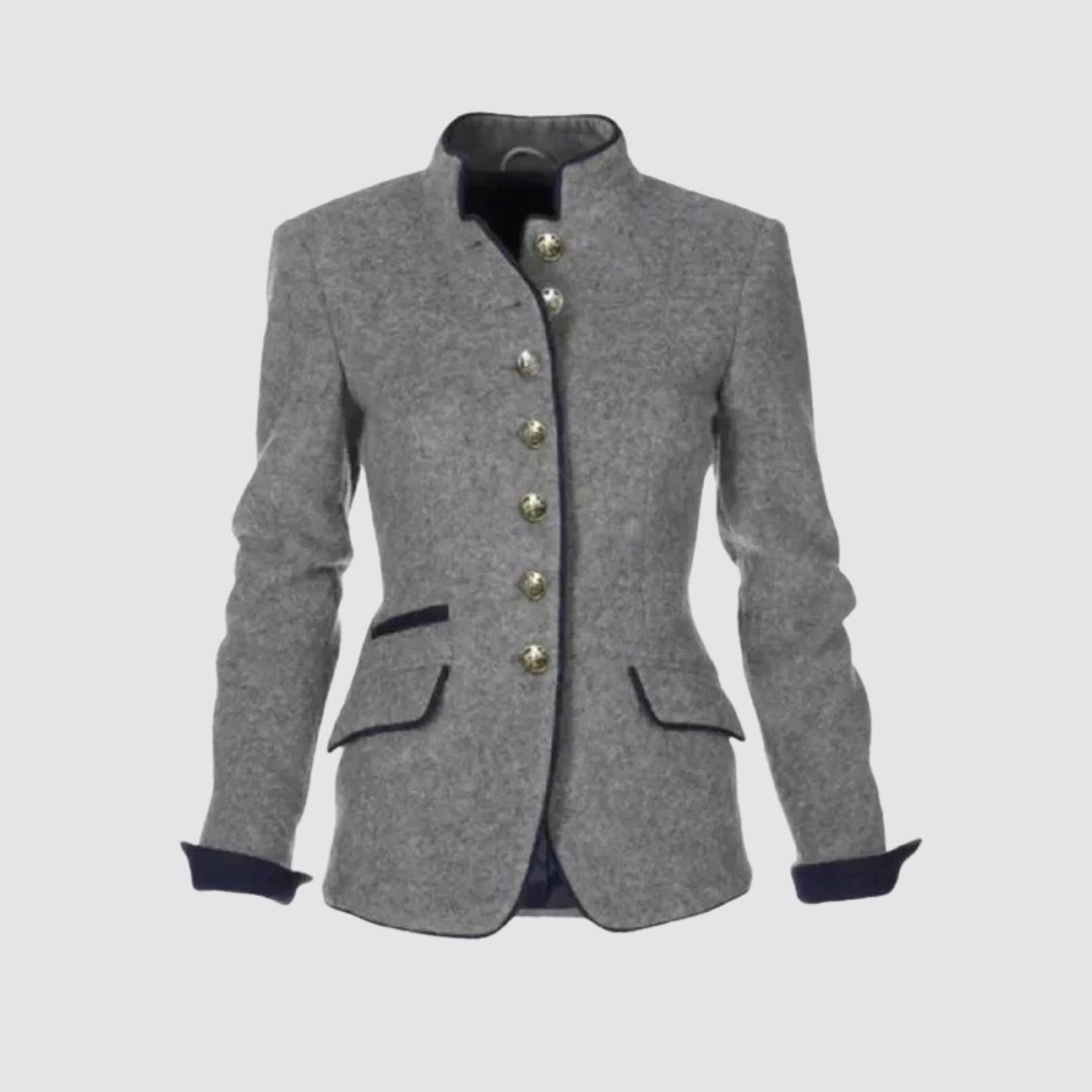 EB | Elegante einfarbige Damenjacke