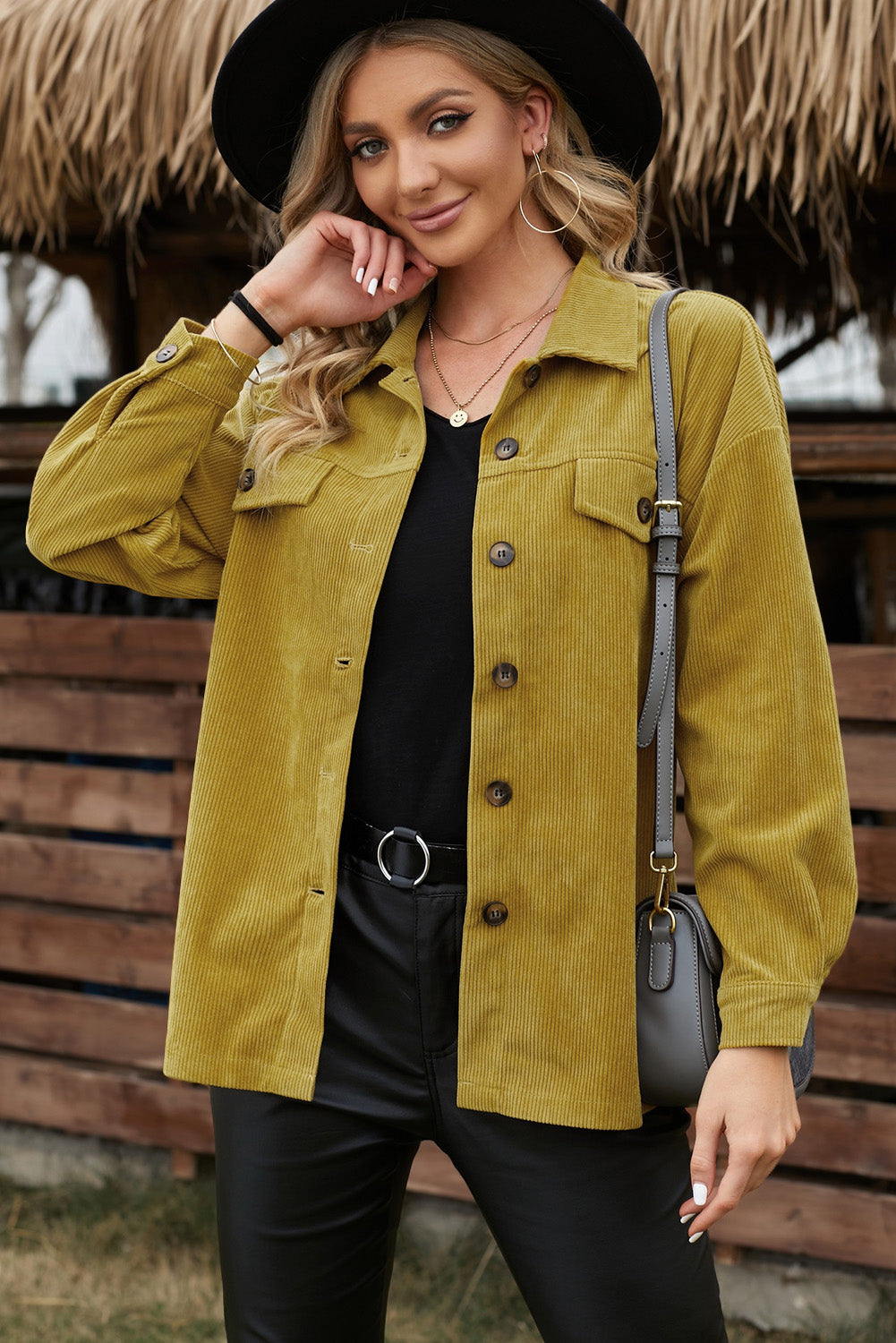 EB | Cordura Langarm Button-Up Shirt Jacke