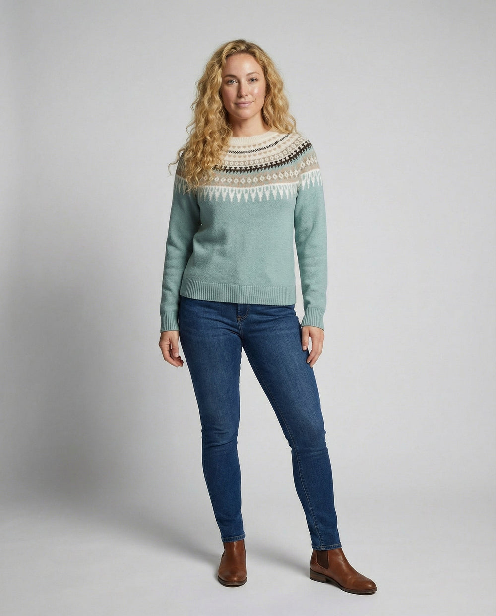 Boho Strickpullover Damen Warm | EB