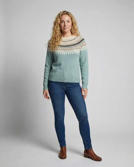 Boho Strickpullover Damen Warm | EB