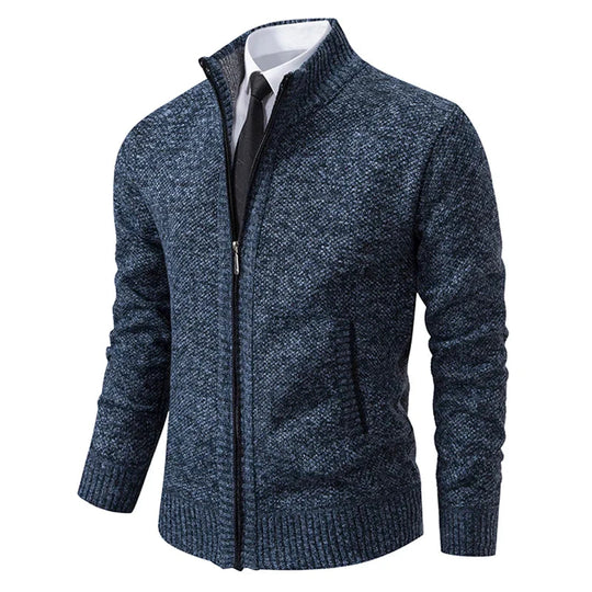 EB - Stilvolle und Bequeme Winter Fleece Jacke mit Reißverschluss für Männer