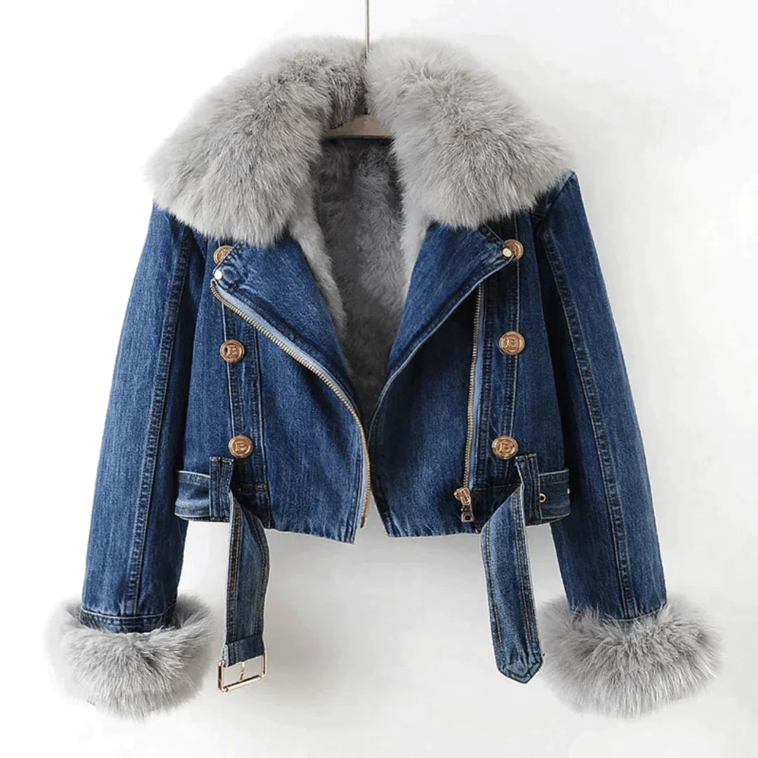 EB | Elegance Denim &amp; Pelzmantel