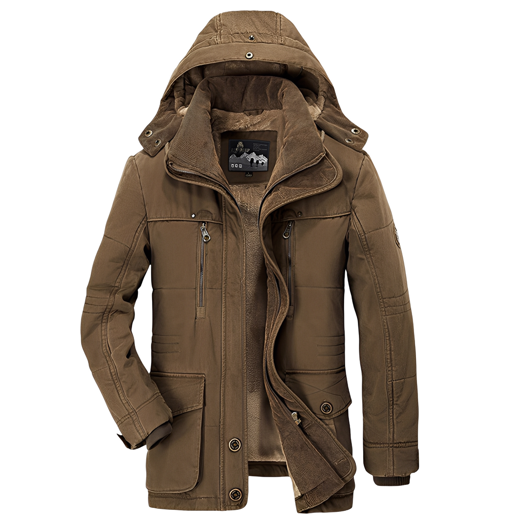 EB | Warme, Dicke Jacke mit Kapuze für Männer