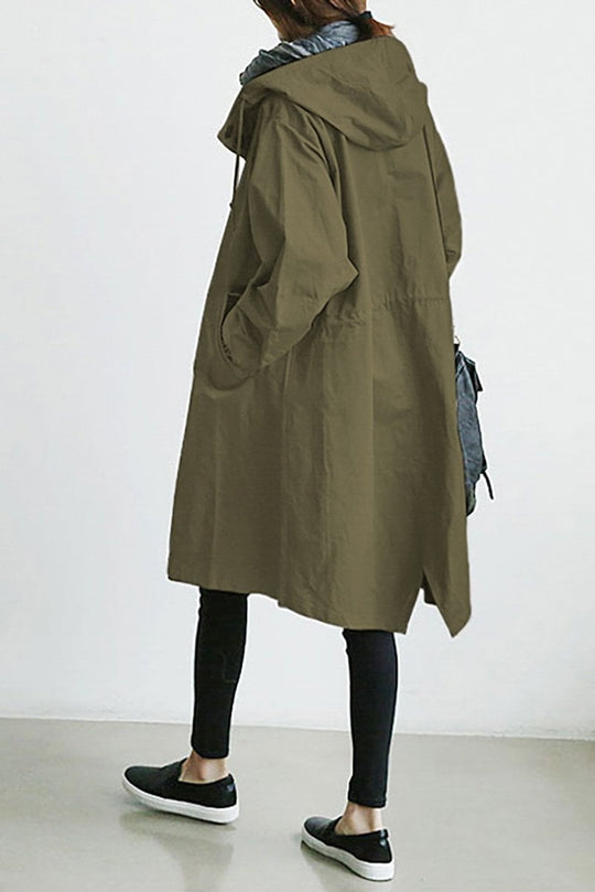 Damen Kapuzenjacke in mittlerer Länge