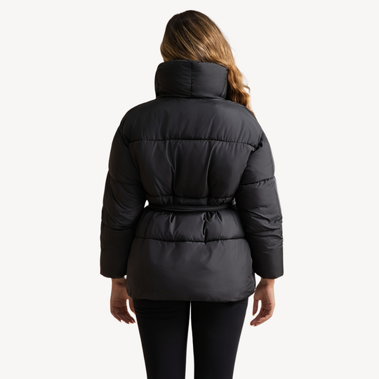 EB | Damen Pufferjacke mit Gürtel