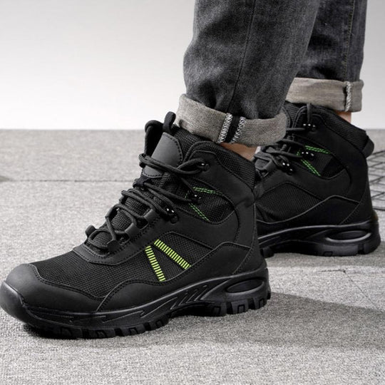 Anti-Smash und Anti-Durchstich High-Top Flugsicherheitsschuhe aus atmungsaktivem Gewebe EB