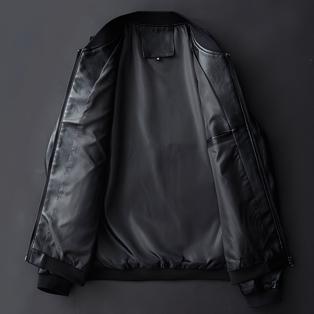 EB | Stylische Biker-Lederjacke für Männer